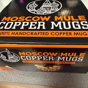 Moscow Mule Copper Mugs Set